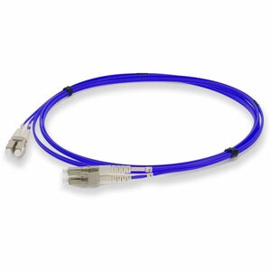 AddOn 3m LC (Male) to LC (Male) Straight Blue OM2 Duplex Plenum Fiber Patch Cable