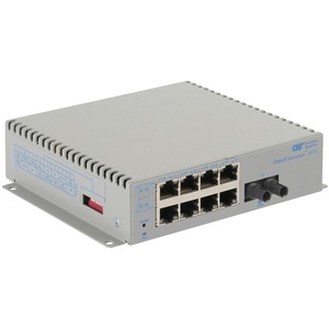 Omnitron Systems OmniConverter Unmanaged Gigabit, SM ST, RJ-45, Ethernet Fiber Switch