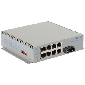 Omnitron Systems OmniConverter Unmanaged Gigabit, SM SC, RJ-45, Ethernet Fiber Switch