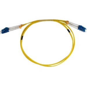 CE COMM Yellow Single Mode Duplex Fiber Optic Cables - LC/LC