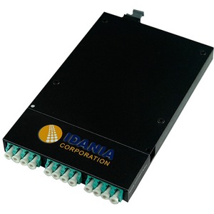CE COMM Cassette Module, 12-Fiber (6) Duplex 10G OM3, Aqua LC Adapters, MTP Pinned