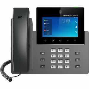 Grandstream GXV3350 IP Phone - Corded - Corded/Cordless - Bluetooth, Wi-Fi - 6 Multiple Conferencing - Built-in Camera - Stand Mountable