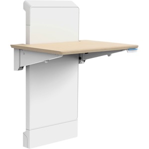 Ergotron WorkFit Elevate (mendota maple) Sit-Stand Wall Desk