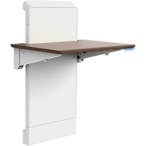 Ergotron WorkFit Elevate (walnut hills) Sit-Stand Wall Desk