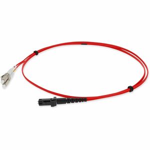 AddOn 3m LC (Male) to MT-RJ (Male) Red OM1 Duplex Fiber OFNR (Riser-Rated) Patch Cable