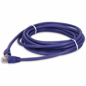 AddOn 15ft RJ-45 (Male) to RJ-45 (Male) Straight Purple Cat6A UTP PVC Copper TAA Compliant Patch Cable