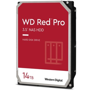 Western Digital Red Pro WD141KFGX 14 TB Hard Drive - 3.5" Internal - SATA (SATA/600) - Conventional Magnetic Recording (CMR) Method