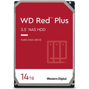 Western Digital Red Plus WD140EFFX 14 TB Hard Drive - 3.5" Internal - SATA (SATA/600) - Conventional Magnetic Recording (CMR) Method