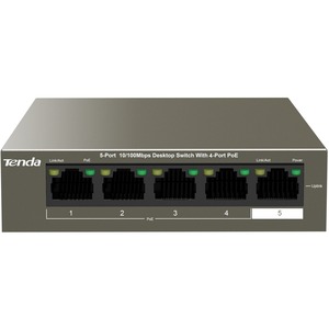 Tenda 5-Port 10/100Mbps Desktop Switch With 4-Port PoE