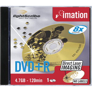 Imation LightScribe 8x DVD+R Media