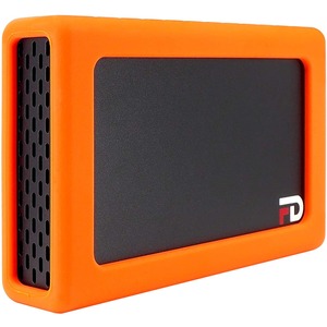 Fantom Drives FD DUO - Portable 2 Bay SSD RAID Enclosure Silicone Bumper Add-On - Orange - (DMR000ERO)