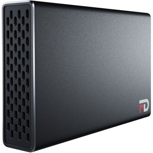 Fantom Drives FD DUO - 15.36TB SSD Portable 2 Bay RAID - USB 3.2 Gen 2 Type-C - RAID0/RAID1/JBOD - Black - Made with High Quality Aluminum - Transfer Speed up to 550MB/s - 5 Year Warranty - (DMR16000S)