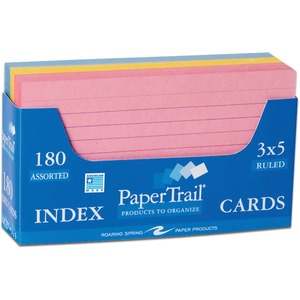 Roaring Spring 36 Sets Trayed Index Cards