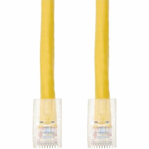 AddOn 1ft RJ-45 (Male) to RJ-45 (Male) Yellow Cat6A UTP PVC Copper Patch Cable