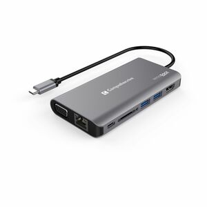 Comprehensive VersaDock USB-C 4K Dual Display Docking Station with HDMI, VGA & Ethernet