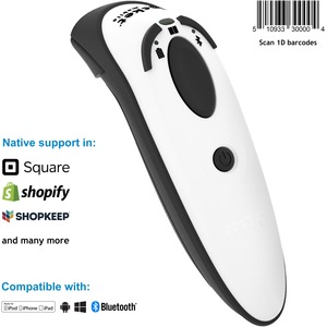 Socket Mobile DuraScan® D730, Laser Barcode Scanner, White