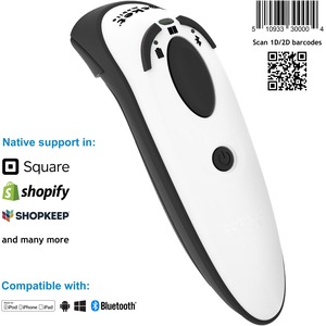 Socket Mobile DuraScan® D740, Universal Barcode Scanner, White