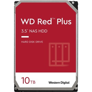 WD Red Plus WD101EFAX 10 TB Hard Drive - 3.5" Internal - SATA (SATA/600) - Conventional Magnetic Recording (CMR) Method