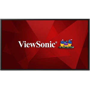 ViewSonic CDE4320 43 Inch 4K UHD Wireless Presentation Display with Integrated Quad Core Processor, 24/7 Operation Rating 16GB Storage Screen Sharing RJ45 or Wi-Fi HDMI DVI VGA, No Base Stand