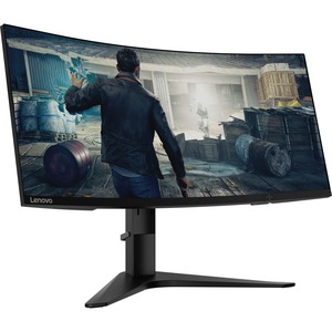 Lenovo G34w-10 34" UW-QHD Curved Screen Gaming LCD Monitor - 21:9 - Black