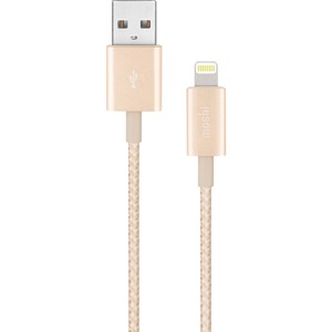 Moshi Integra Lightning Charge/Sync Cable 4 ft (1.2 m) - Satin Gold