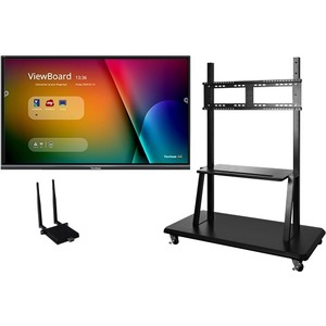 ViewSonic 98" ViewBoard 4K Ultra HD Interactive Flat Panel with Trolley Cart