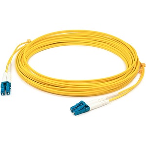 AddOn 44m LC (Male) to LC (Male) Straight Yellow OS2 Duplex Fiber OFNR (Riser-Rated) Patch Cable