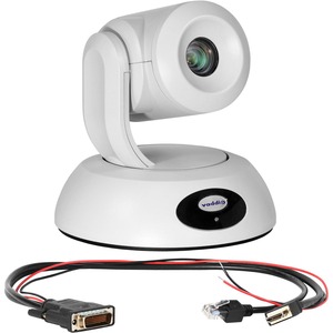 Vaddio RoboSHOT 12E HDMI PTZ Camera - For Polycom Codecs - White