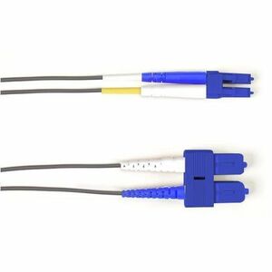 Black Box Colored Fiber OS2 9/125 Singlemode Fiber Optic Patch Cable - OFNR PVC