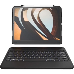 ZAGG Rugged Book Go Wireless Keyboard, Detachable Case for 12.9-inch iPad Pro