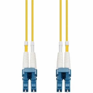 AddOn 0.5m LC (Male) to LC (Male) Straight Yellow OS2 Duplex Fiber OFNR (Riser-Rated) Patch Cable