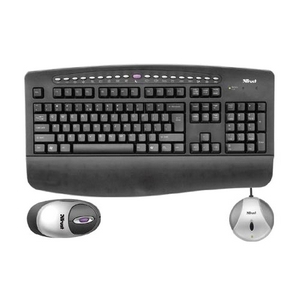 Trust Classics 302KS Wireless Desk Set Silverline