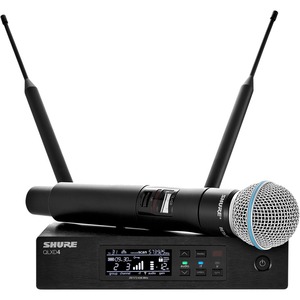 Shure QLXD24/B58 System with QLXD2/BETA58A Handheld Transmitter