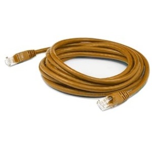 AddOn 10ft RJ-45 (Male) to RJ-45 (Male) Straight Brown Cat6 UTP PVC Copper Patch Cable