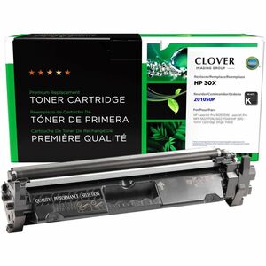 Clover Technologies Remanufactured High Yield Laser Toner Cartridge - Alternative for HP 30X (CF230X) - Black Pack