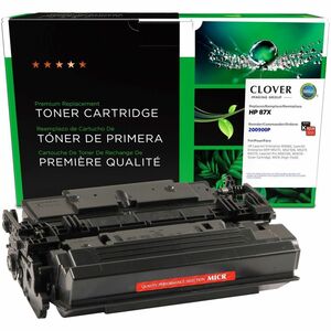 Clover Technologies Remanufactured MICR High Yield Toner Cartridge - Alternative for HP, Troy (CF287X, 02-81676-001) - Black Pack