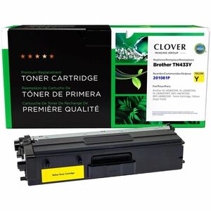 Clover Imaging Remanufactured High Yield Yellow Toner Cartridge for Brother TN433Y