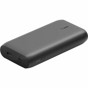 Belkin 30W USB-C 2-Port Power Bank - 20k mAh - 1xUSB-C (30W), 1xUSB-A (12W) - Portable Charger - Black