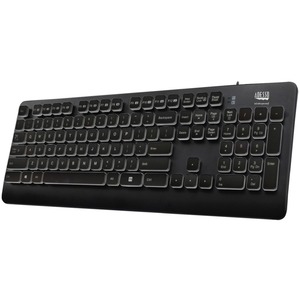 The Adesso AKB-631UB is made of antimicrobial materials which prevent bacteria from growing on the surface. It is also waterproof so it is the perfect keyboard for users looking for a solid keyboard that will work in an environment potentially exposed t