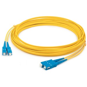 AddOn 2m SC (Male) to SC (Male) Yellow OS2 Duplex Fiber LSZH Patch Cable