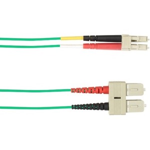 Black Box Colored Fiber OM4 50/125 Multimode Fiber Optic Patch Cable - OFNP Plenum