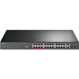 TP-Link TL-SL1226P - 24-Port 10/100Mbps Fast Ethernet PoE Switch - Limited Lifetime Protection