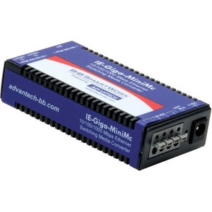 Advantech Industrial Grade 10/100/1000 Mbps Miniature Media Converter