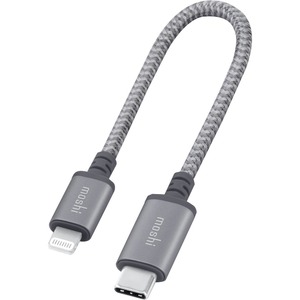 Moshi Integra USB-C to Lightning Cable 0.8 ft (0.25 m) Titanium Gray