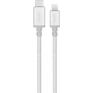 Moshi Integra USB-C to Lightning Cable 4 ft (1.2 m) Jet Silver