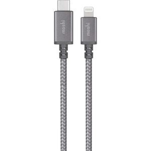 Moshi Integra USB-C to Lightning Cable 4 ft (1.2 m) Titanium Gray