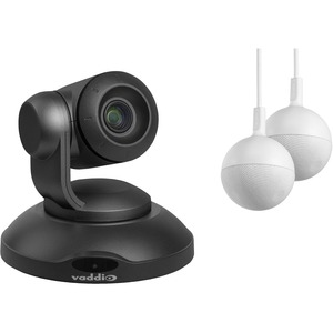 Vaddio ConferenceSHOT Video Conferencing System - Includes PTZ Camera and Two CeilingMIC Conferencing Microphones