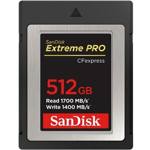 SanDisk Extreme PRO 512 GB CFexpress Card Type B - 1 Pack