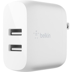 Belkin BoostCharge Dual USB-A Wall Charger 24W - Power Adapter