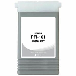 WF Non-OEM New Photo Gray Wide Format Ink Cartridge for Canon PFI-101 (0893B001AA)